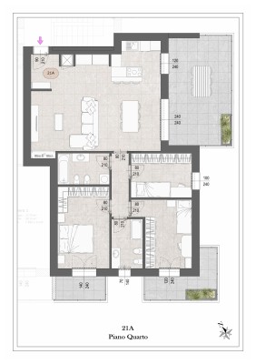 21.A QUADRILOCALE